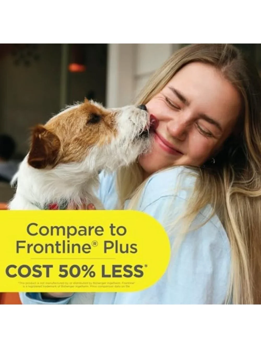 Effective Flea Treatment for Large Dogs 45-88 lbs, 6 Doses, Tick Prevention